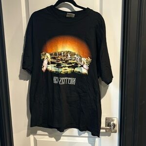 Black vintage 1998 Led Zeppelin band t shirt XL